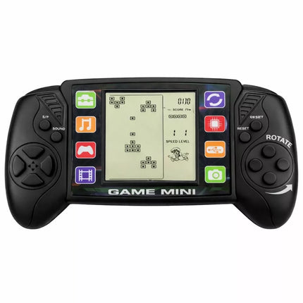 Elektroninis Tetris žaidimas – nešiojama LCD konsolė juoda