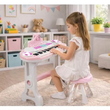 Elektroninis vaikų pianinas su mikrofonu ir MP3 funkcija