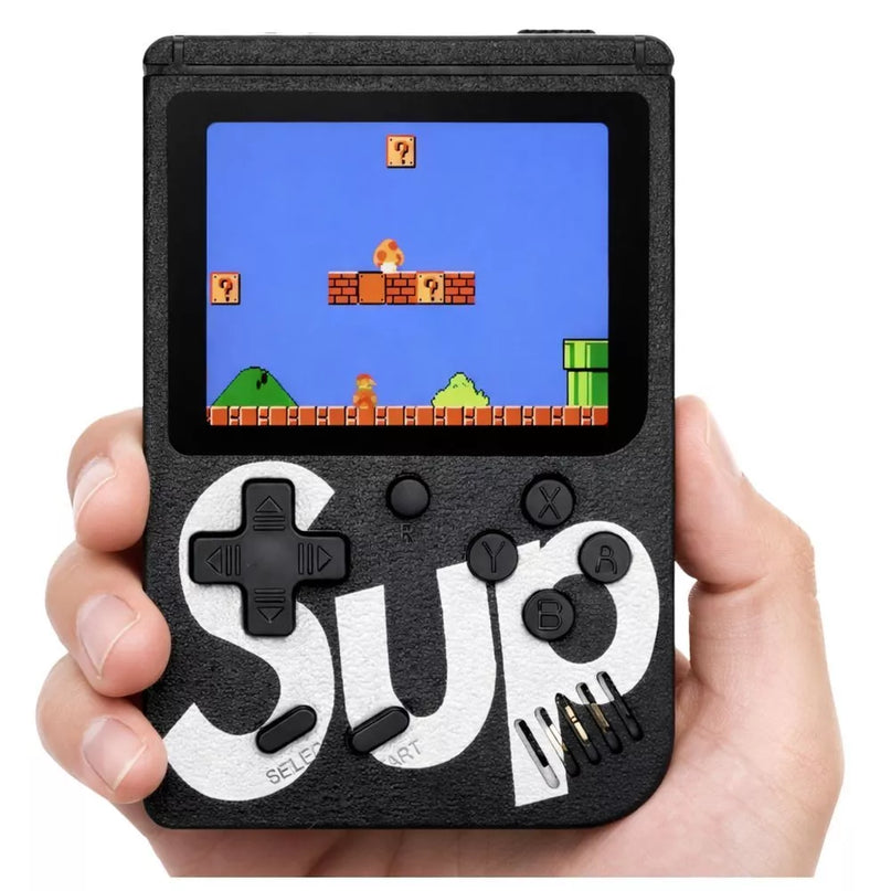 Retro žaidimų konsolė SUP – 400 žaidimų, juoda