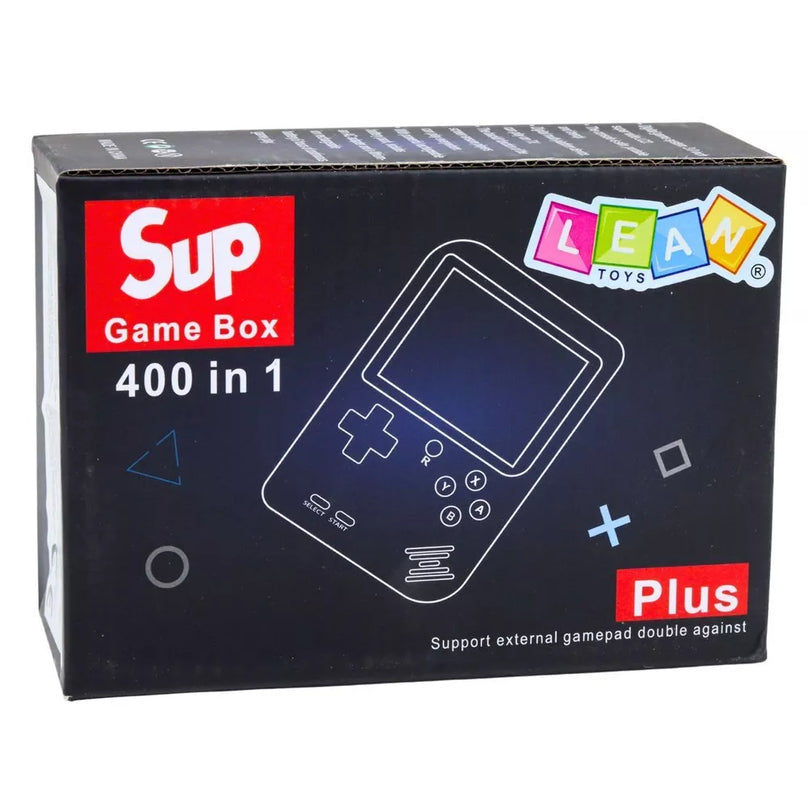 Retro žaidimų konsolė SUP – 400 žaidimų, juoda
