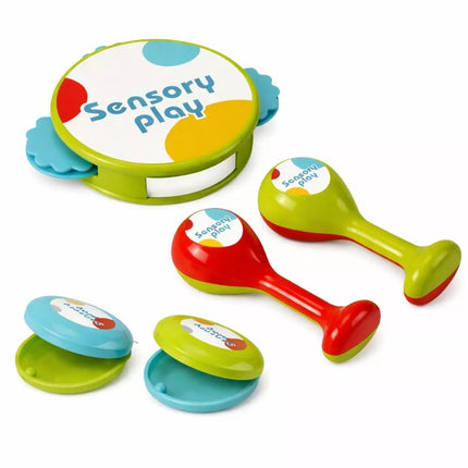 Vaikiškų muzikos instrumentų rinkinys 6 dalių