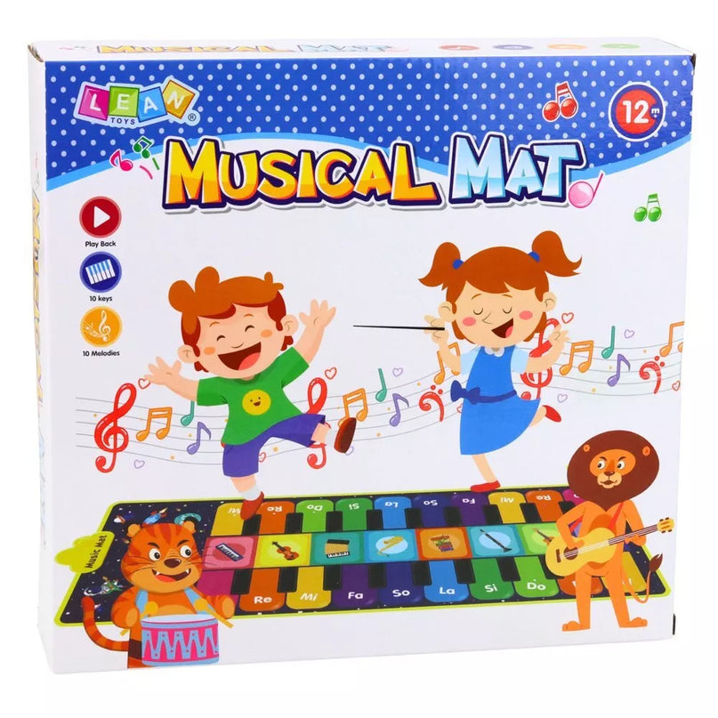 Muzikinis zoologijos sodo pianino kilimėlis