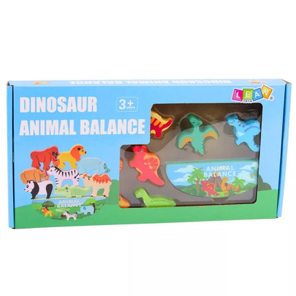 Medinis dinozaurų balansavimo žaidimas vaikams