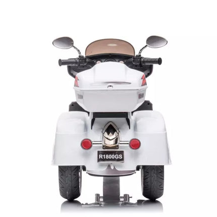 Goldwing triračio elektrinio motociklo vaikiškas modelis – baltas