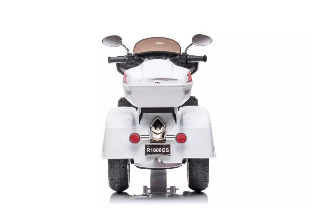 Goldwing triračio elektrinio motociklo vaikiškas modelis – baltas