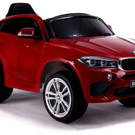 BMW X6 – elektrinis vaikiškas automobilis, raudona spalva
