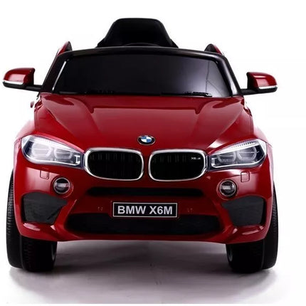 BMW X6 – elektrinis vaikiškas automobilis, raudona spalva