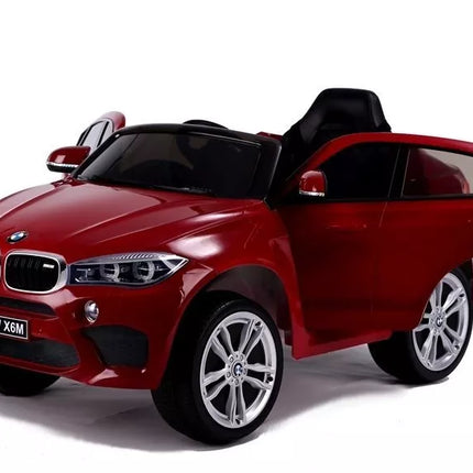 BMW X6 – elektrinis vaikiškas automobilis, raudona spalva