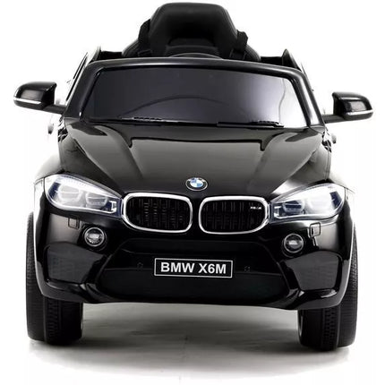 BMW X6 – elektrinis vaikiškas automobilis, juoda spalva