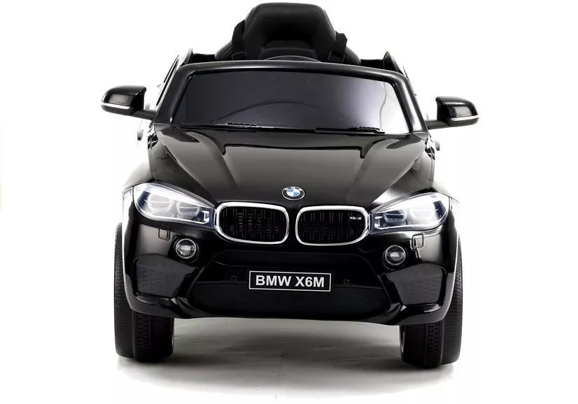 BMW X6 – elektrinis vaikiškas automobilis, juoda spalva