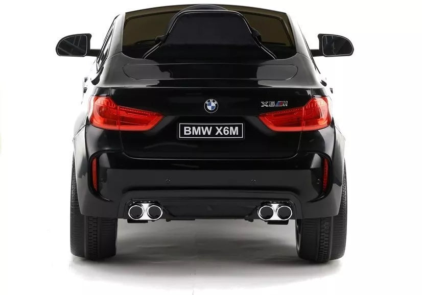 BMW X6 – elektrinis vaikiškas automobilis, juoda spalva
