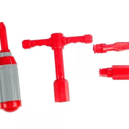 Išardomas gaisrinės automobilis Little Mechanic – su varžtais, veržlėmis ir įrankiais