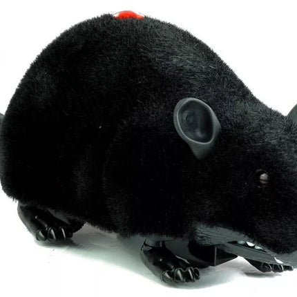 Nuotoliniu būdu valdoma R/C pelė ant ratų didelė juoda