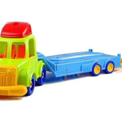 Transporto priemonių rinkinys su išardomais elementais – policija, gaisrinė ir autovežis