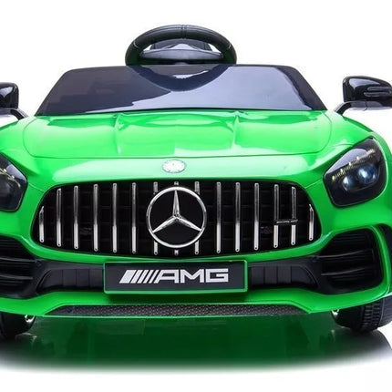 Elektrinis vaikiškas automobilis Mercedes GTR – žalias