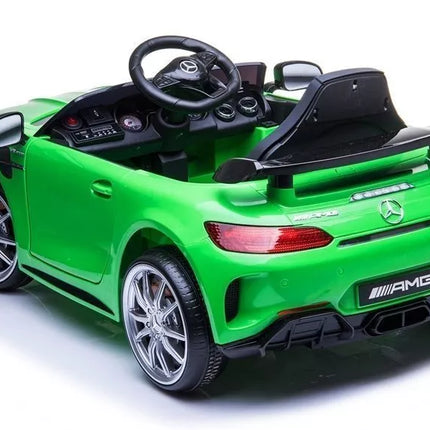 Elektrinis vaikiškas automobilis Mercedes GTR – žalias