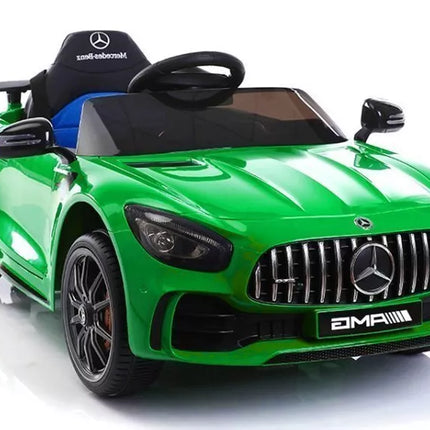 Elektrinis vaikiškas automobilis Mercedes GTR – žalias