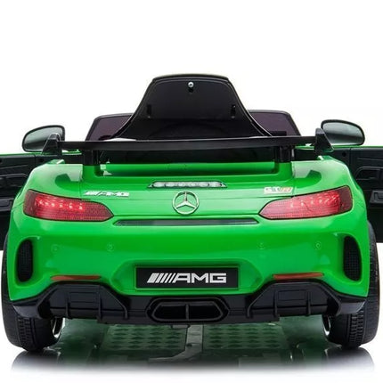 Elektrinis vaikiškas automobilis Mercedes GTR – žalias
