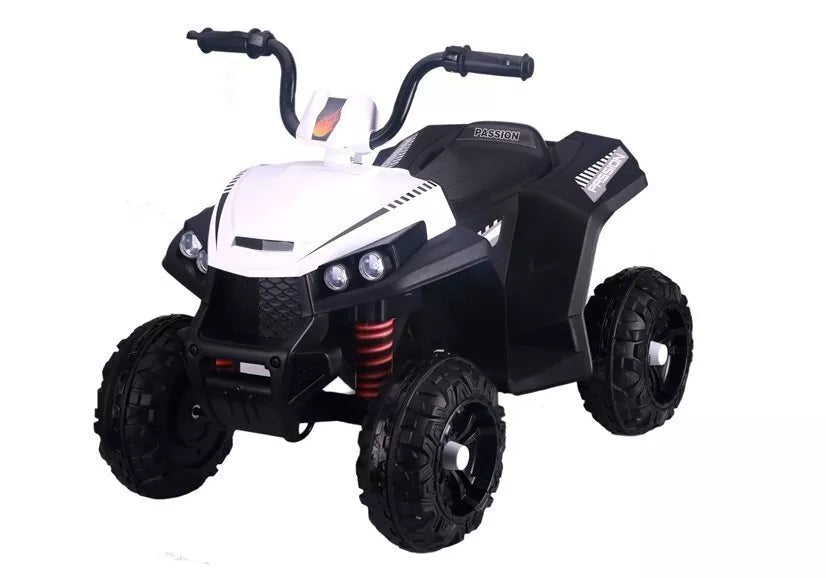 S601 White – elektrinis vaikiškas keturratis (Quad) – baltas