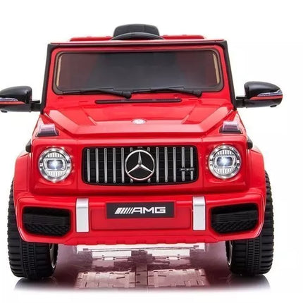 Elektrinis vaikiškas automobilis Mercedes G63 AMG – raudonas