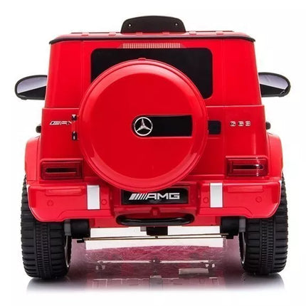 Elektrinis vaikiškas automobilis Mercedes G63 AMG – raudonas