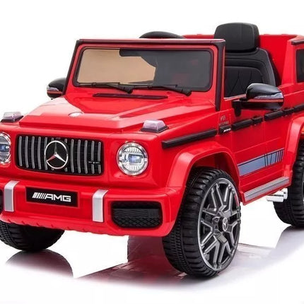 Elektrinis vaikiškas automobilis Mercedes G63 AMG – raudonas