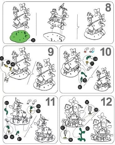 Kūrybinis rinkinys PETIT ARCHITECTE Namas gėlėse