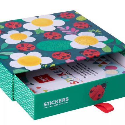 Lipdukų žaidimas „Ladybug“