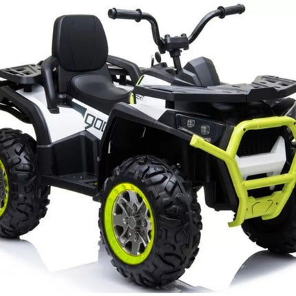 Vaikiškas elektrinis keturratis XMX607 – baltas