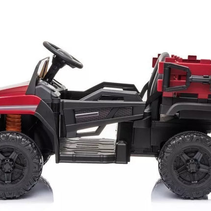 Elektrinis vaikiškas automobilis BDM0926 raudonas