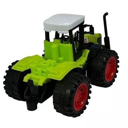 Ūkininko transporto rinkinys – traktorius su 3 priekabomis