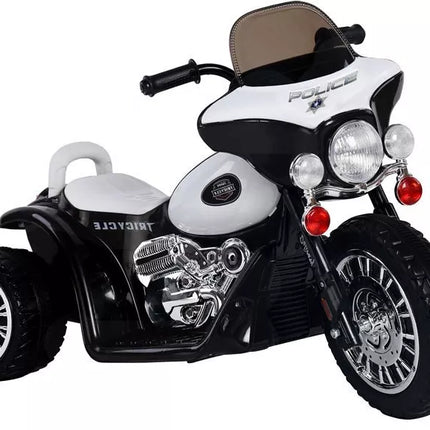 Juodas elektrinis vaikiškas motociklas JT568