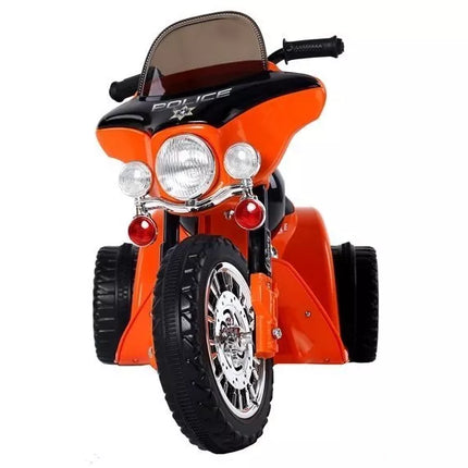 Oranžinis elektrinis vaikiškas motociklas JT568