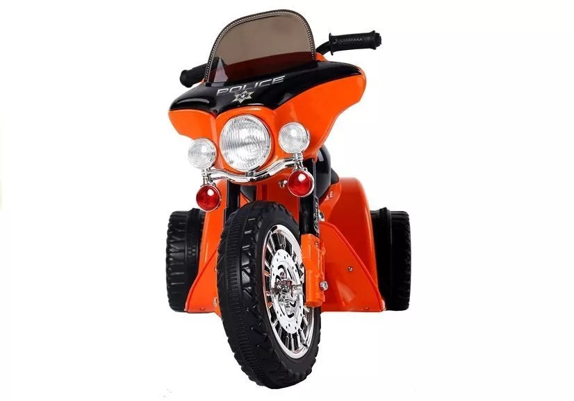 Oranžinis elektrinis vaikiškas motociklas JT568