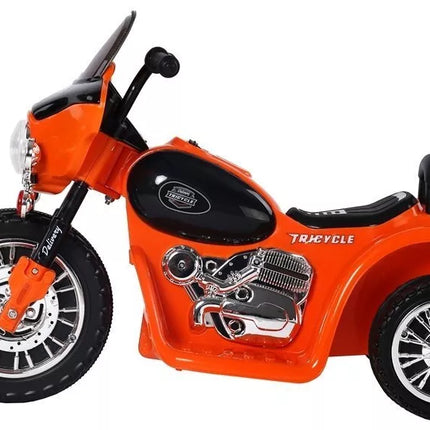 Oranžinis elektrinis vaikiškas motociklas JT568