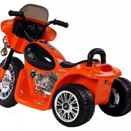 Oranžinis elektrinis vaikiškas motociklas JT568