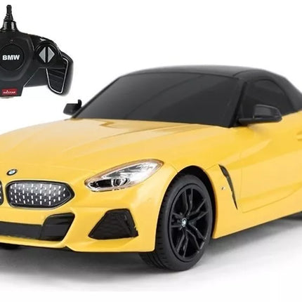 BMW Z4 Roadster RASTAR 1:18 – geltonas nuotolinio valdymo automobilis (2.4G)