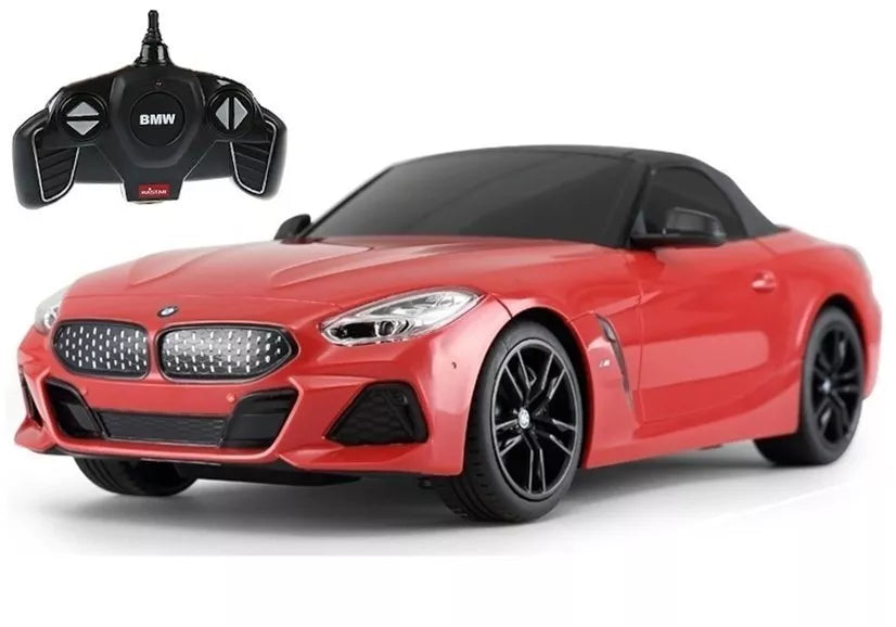 BMW Z4 Roadster RASTAR 1:18 – raudonas nuotolinio valdymo automobilis (2.4G)