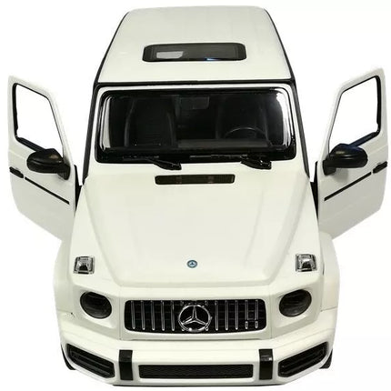 Mercedes G63 RASTAR 1:14 – baltas nuotolinio valdymo bekelės automobilis (2.4G)