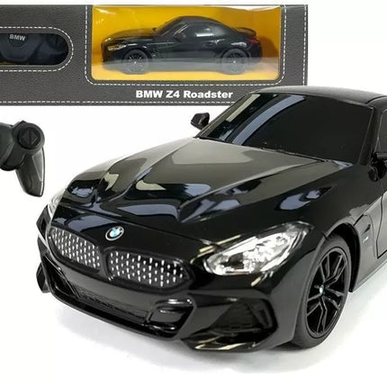 BMW Z4 Roadster RASTAR 1:24 – juodas nuotolinio valdymo automobilis (27 MHz)