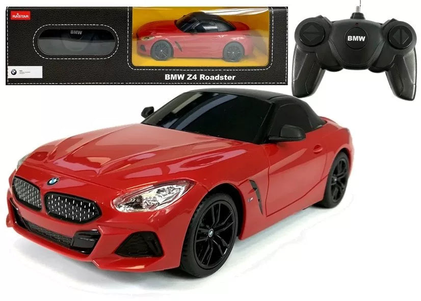 Automobilis R/C BMW Z4 Roadster Rastar 1:24 Raudonas