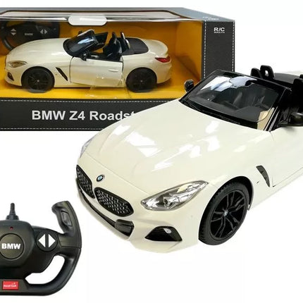 Automobilis R/C BMW Z4 Roadster Rastar 1:14 Baltas