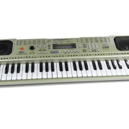 MQ807 muzikinis pianinas su mikrofonu