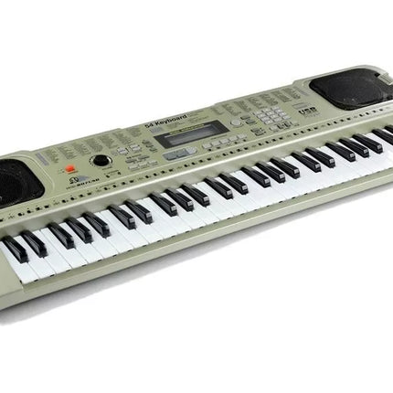 MQ807 muzikinis pianinas su mikrofonu