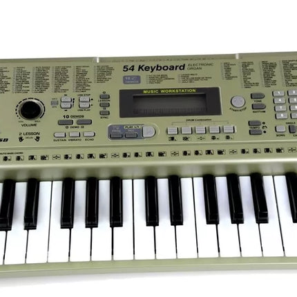 MQ807 muzikinis pianinas su mikrofonu