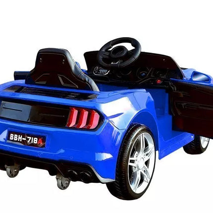 BBH-718A elektrinis vaikiškas automobilis mėlynas