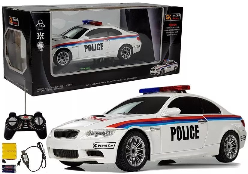RC automobilis Policija 1:18 R / C