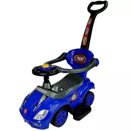 Paspiriamoji Mašinėlė Mega Car 3in1 – Mėlyna
