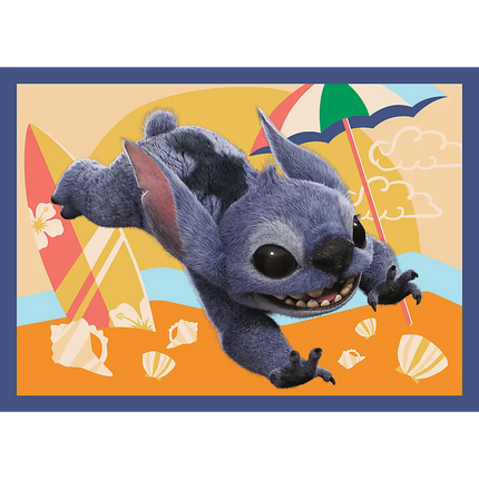 4in1 dėlionė „Havajų atostogos“ – Lilo & Stitch