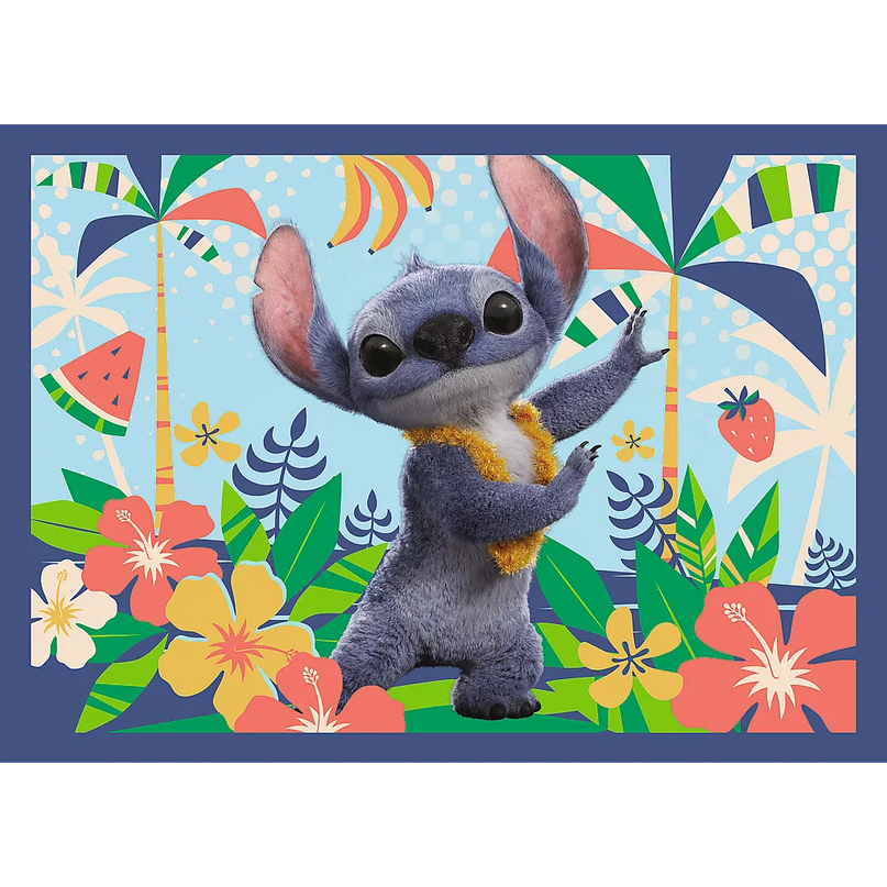 4in1 dėlionė „Havajų atostogos“ – Lilo & Stitch